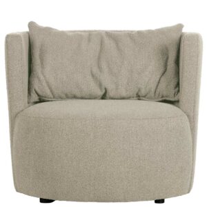 Basilicana Einzelsessel in Beige Stoff modern