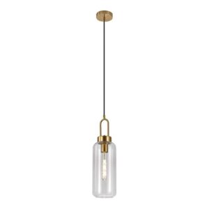 4Home Deckenlampe in modernem Design Glas und Metall