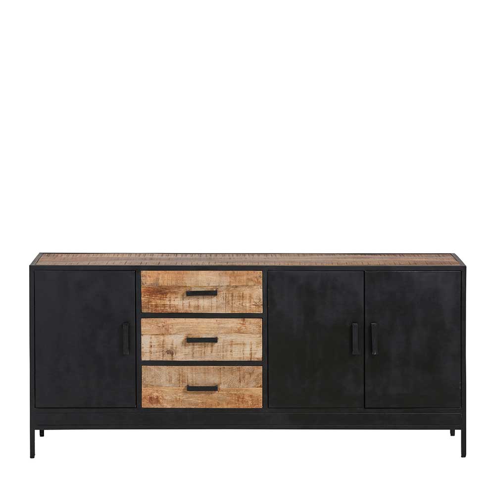 Möbel Exclusive Factory Style Sideboard mit drei Schubladen und Türen 180 cm breit