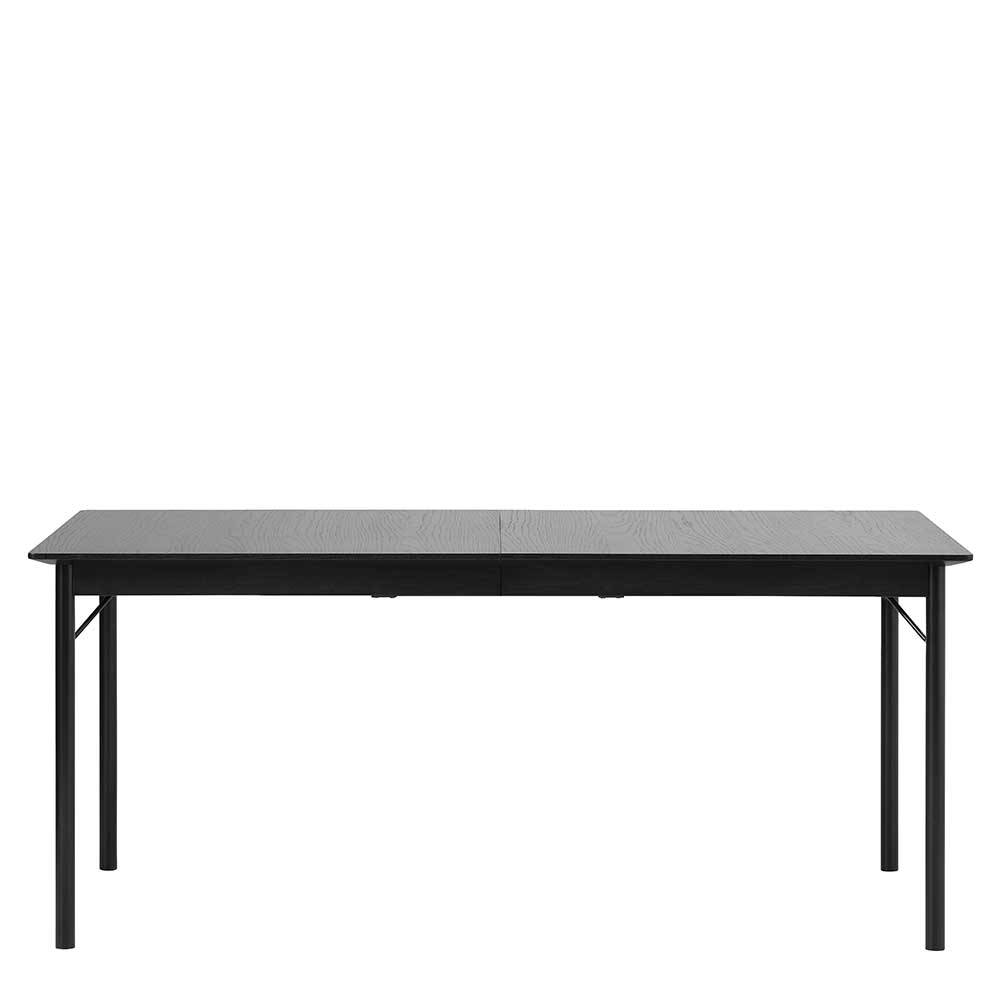 TopDesign Mittelauszug Tisch Esszimmer in Schwarz modernes Design