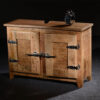 Möbel Exclusive Waschtischunterschrank in Naturfarben Shabby Chic