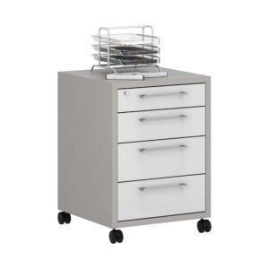 Müllermöbel Schreibtischrollcontainer modern 50 cm breit 68 cm hoch