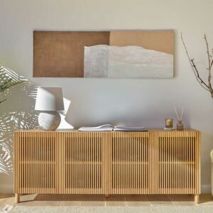 4Home Esszimmersideboard im Skandi Design Eichefarben