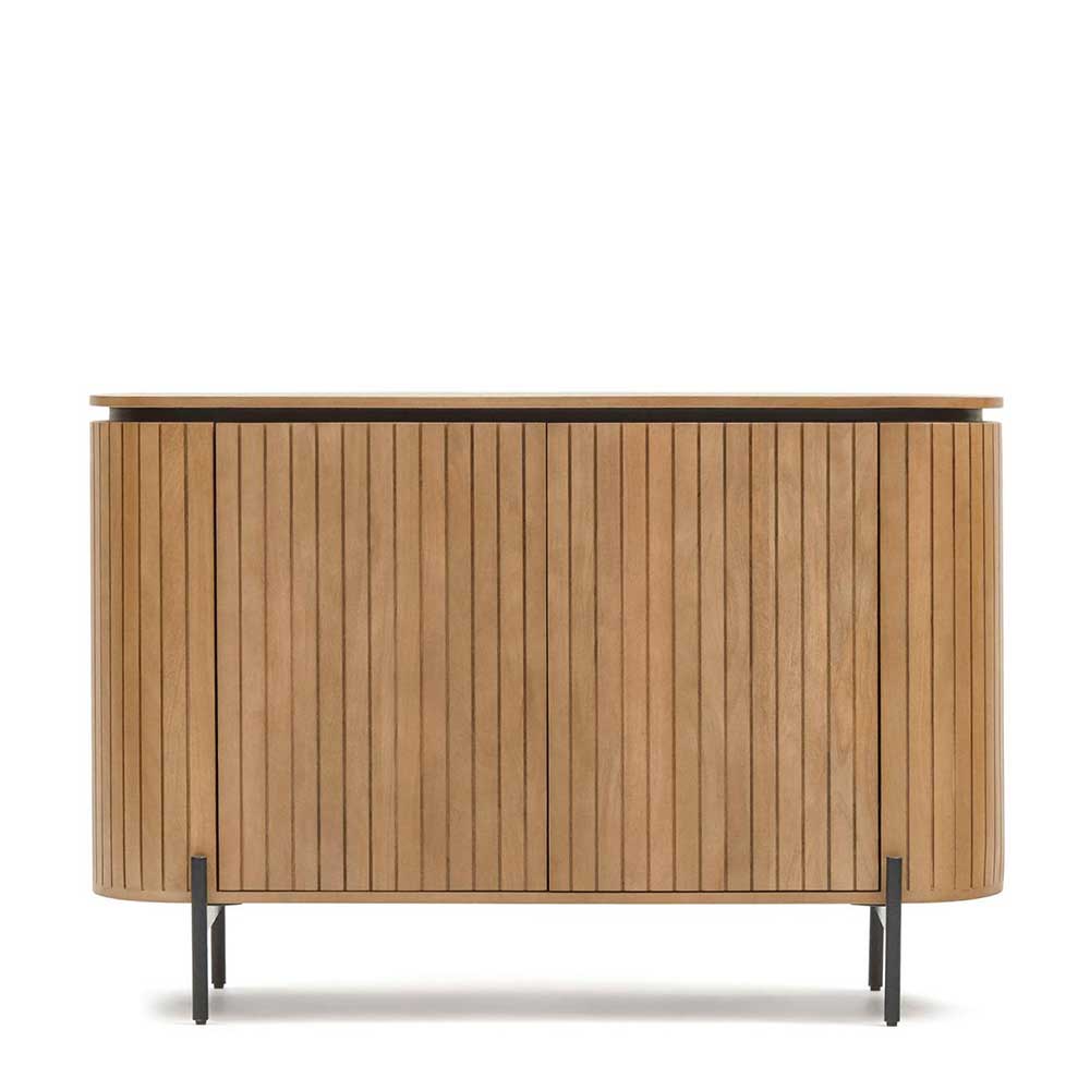 4Home Skandi Stil Sideboard mit Vierfußgestell aus Metall 120 cm breit