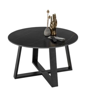 Möbel4Life Beistelltisch Sofa in modernem Design schwarzer Keramikplatte