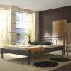 BestLivingHome Futonbett mit 4-Fuß-Gestell Metall