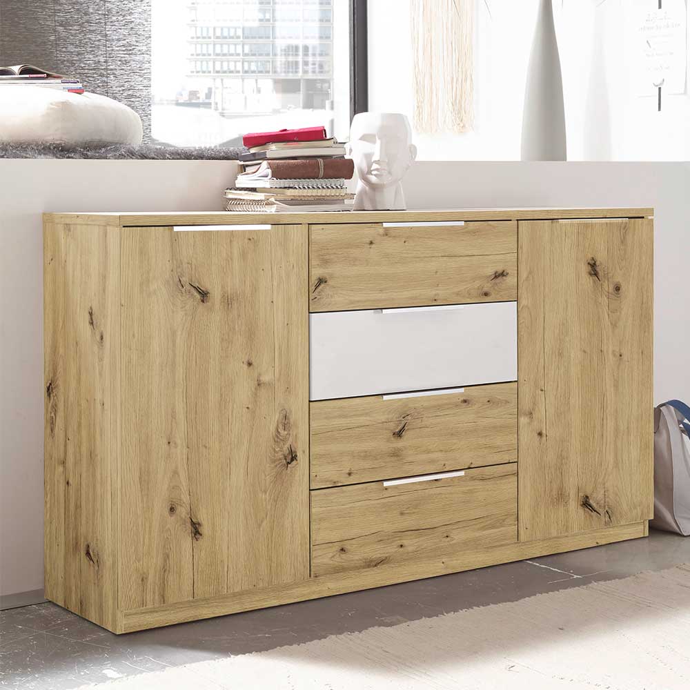 4Home Sideboard in Asteichefarben 150 cm breit