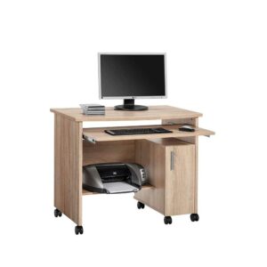 Müllermöbel Computertisch mit Rollen Druckerfach