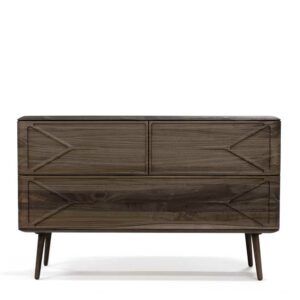 Natura Classico Esszimmersideboard aus Nussbaum Massivholz Retrostil