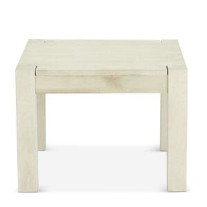 Möbel4Life Wohnzimmertisch aus Eiche Bianco massiv geseift modern
