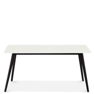Möbel4Life Essenstisch in Schwarz und Weiß 160 cm breit