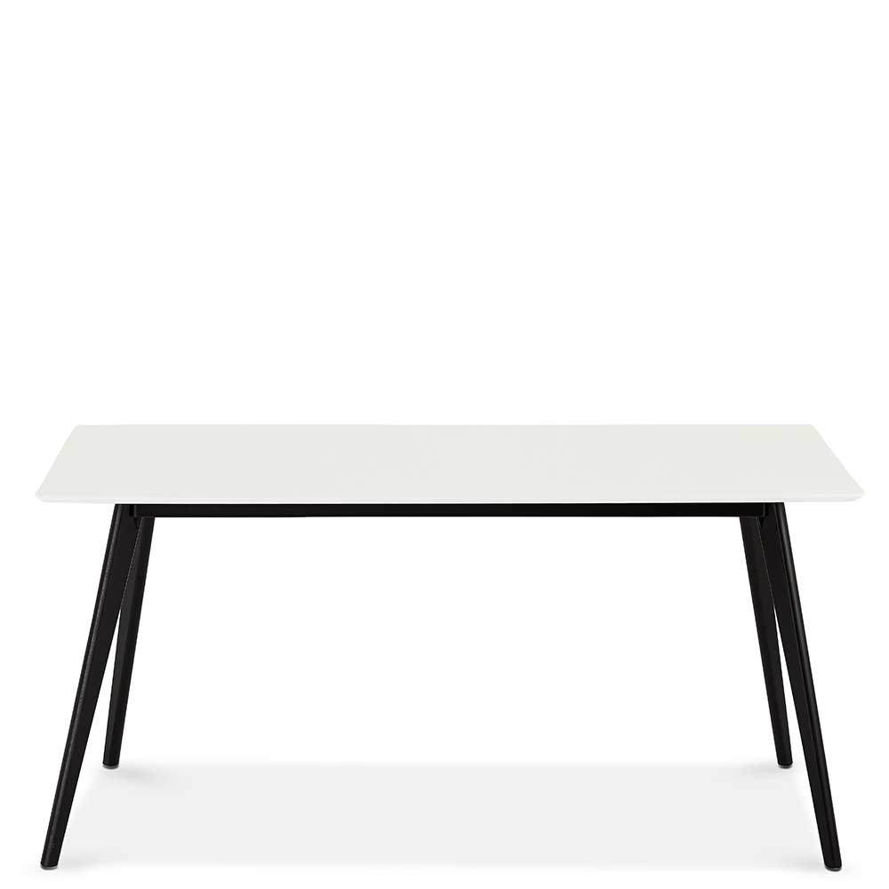 Möbel4Life Essenstisch in Schwarz und Weiß 160 cm breit