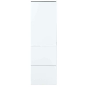 BestLivingHome Dielenkleiderschrank in Weiß 55 cm breit
