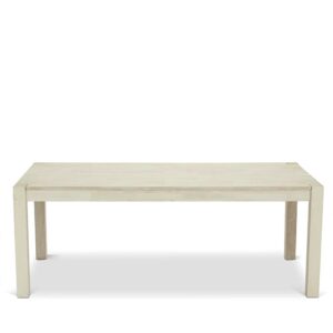 Möbel4Life Holztisch aus Eiche Bianco massiv geseift 75 cm hoch