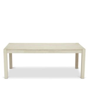 Möbel4Life Holztisch aus Eiche Bianco massiv geseift 75 cm hoch
