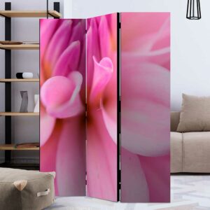 4Home Sichtschutz Wand in Pink und Rosa Nahaufnahme Dahlie