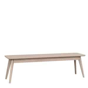 TopDesign Sitzbank in Eiche White Wash lackiert 155 cm breit