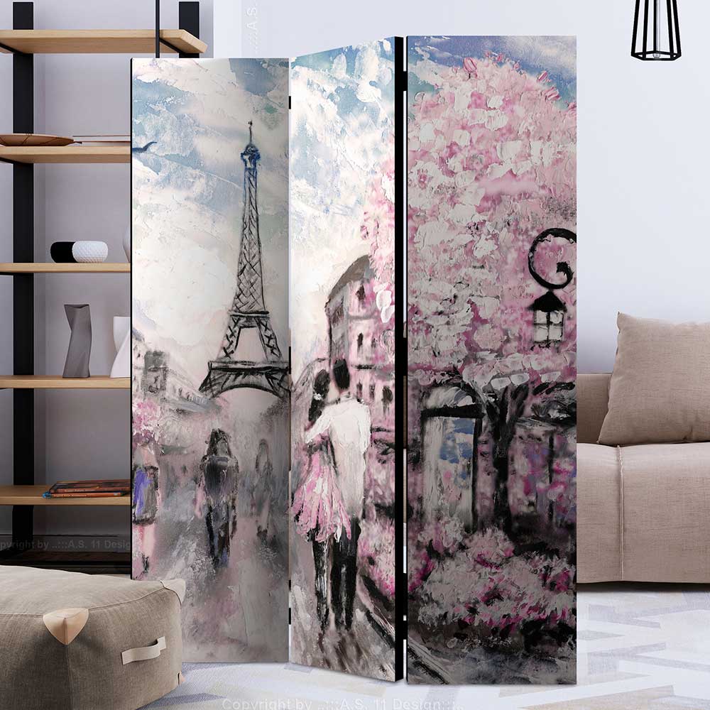 4Home Leinwand Umkleide in Pastell Bunt PARIS im Frühling Motiv