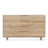 Dreaming Forest Schubladensideboard aus Wildeiche Massivholz Weiß geölt