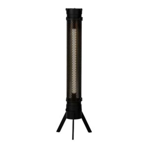 Möbel Exclusive Metall Stehlampe in Schwarz LED Beleuchtung