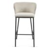 4Home Designbarhocker mit Vierfußgestell aus Metall 75 cm Sitzhöhe (2er Set)