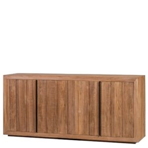 Stilando Esszimmersideboard aus teilmassivem Teakholz 200 cm breit