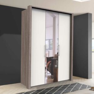 Franco Möbel Kleiderschrank Jugendzimmer mit Spiegeltür modern