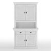 Life Meubles Weißes Küchenbuffet im Landhausstil 108 cm breit - 197 cm hoch