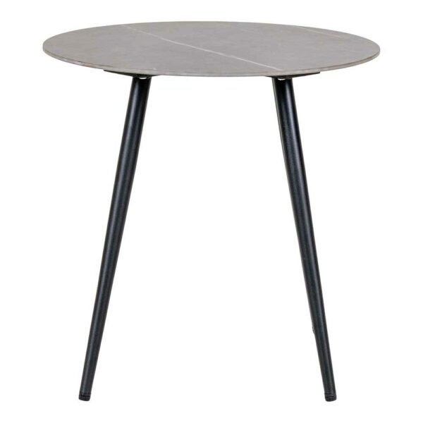 4Home Beistelltisch Couchtisch mit Keramikplatte Metallgestell