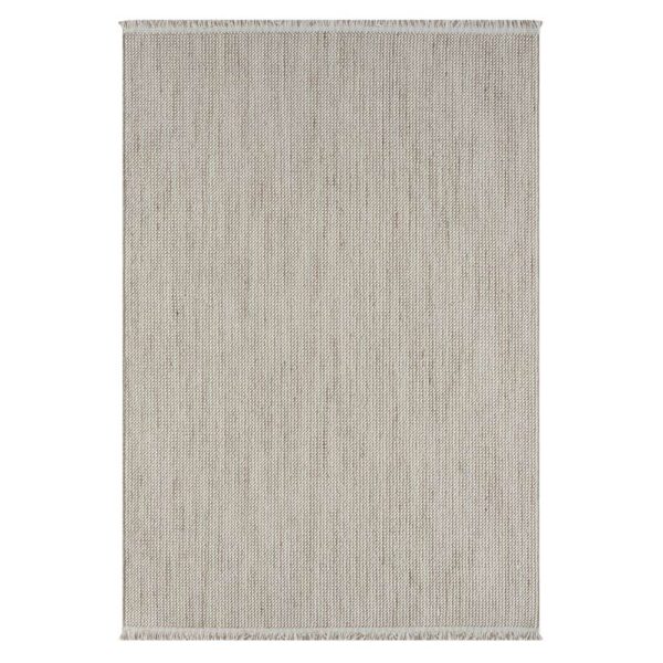 Doncosmo Teppiche in Sisaloptik in Weiß und Beige meliert 160x230 cm - 200x290 cm