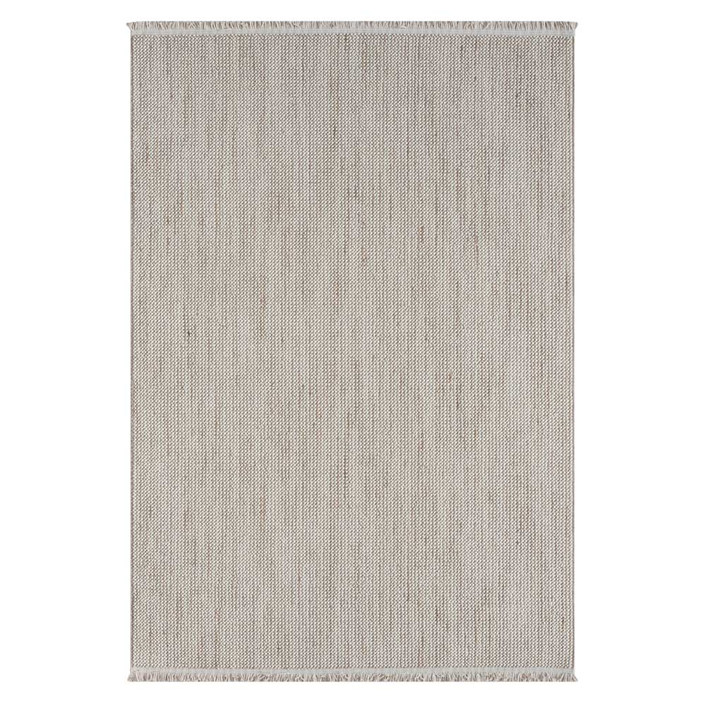 Doncosmo Teppiche in Sisaloptik in Weiß und Beige meliert 160x230 cm - 200x290 cm