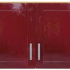 Star Möbel Küchen Doppelschrank in Rot