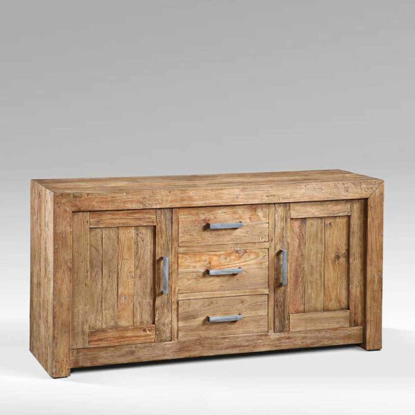 Wooding Nature Sideboard aus Teak Recyclingholz 160 cm