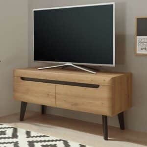Brandolf Fernsehlowboard in Wildeichefarben Skandi Design