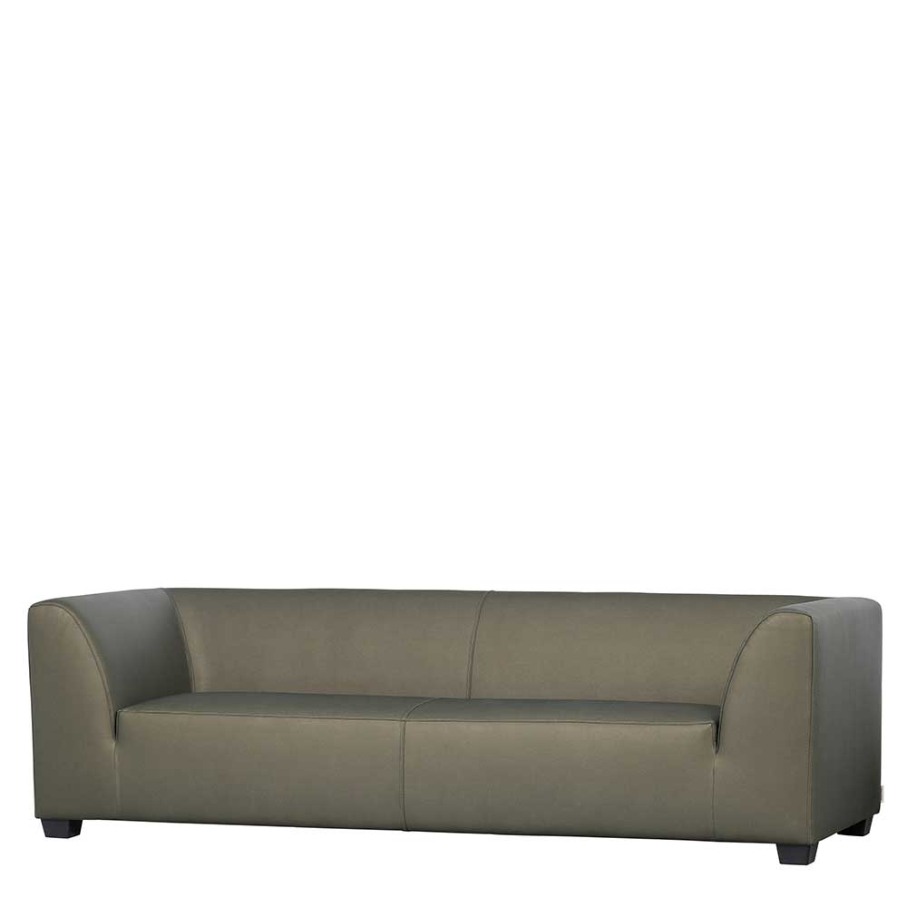 Basilicana In- und Outdoor Lounge Sofa in Dunkelgrün 230 cm breit