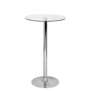 Möbel4Life Stehtisch mit runder Tischplatte 105 cm hoch