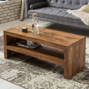 Möbel4Life Tisch Massivholz im rustikalen Stil Wangen Gestell