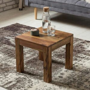 Möbel4Life Holztisch Massiv aus Sheesham Massivholz handgearbeitet