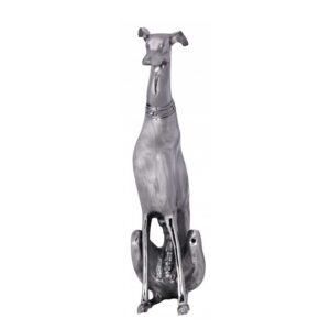 Möbel4Life Hunde Figur Metall aus Aluminium 70 cm hoch