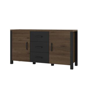4Home Wohnzimmer Kommode im Industry und Loft Stil 147 cm breit