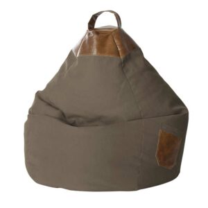 Young Furn Design-Sitzsack in Grau-Braun Made in Germany