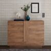 Homedreams Wohnzimmer Kommode mit zwei Drehtüren modernem Design