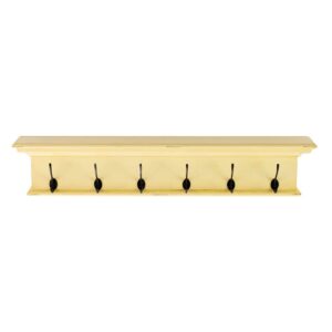 Life Meubles Wandhaken Leiste in Beige Vintage Landhausstil