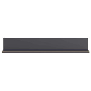 Möbel Exclusive Wohnzimmerregal modern 163 cm breit Dunkelgrau