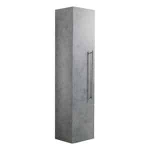 Möbel4Life Badezimmer Hochschrank in Beton Grau hängend