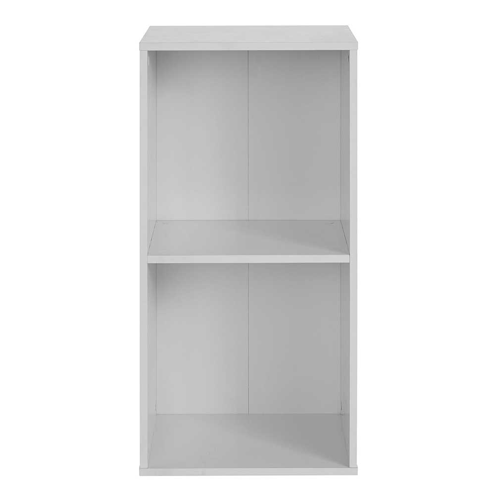 Möbel4Life Modernes Regal in Weiß Rückwand