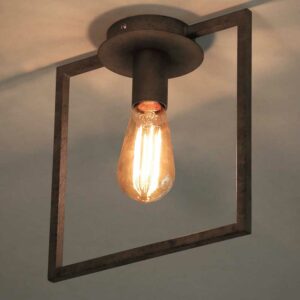 Rodario Deckenlampe in Altsilberfarben Loft Design