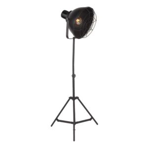 Möbel Exclusive Stehlampe in Schwarz 170 cm hoch