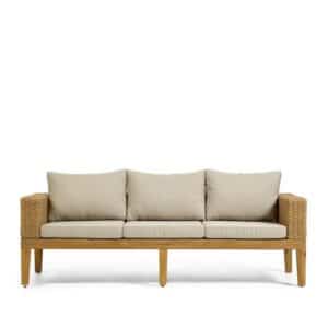4Home Lounge Sofa für Wintergarten Akazie Massivholz
