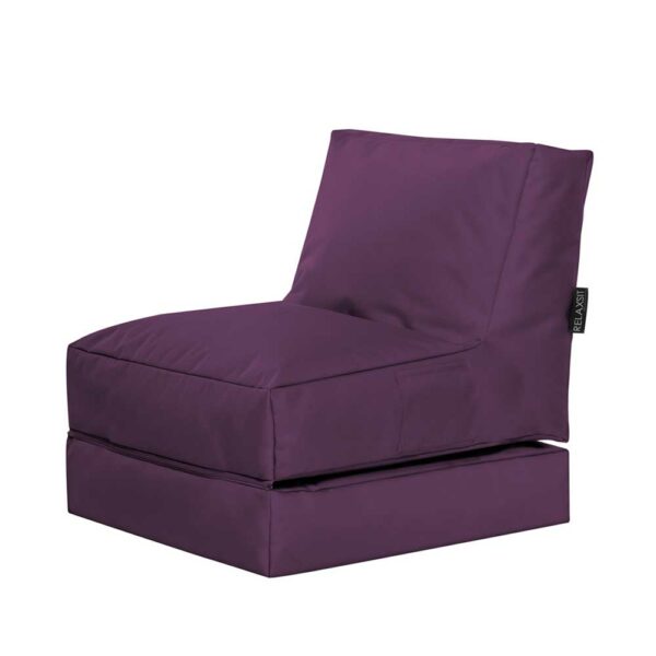 Young Furn Liege Sitzsack in Violett outdoor